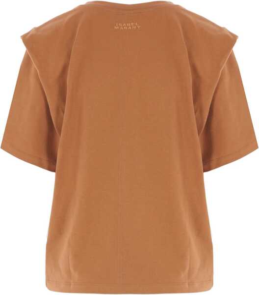 Tricouri Isabel Marant Cotton T-Shirt BEIGE Femei (BM 18382582) 2
