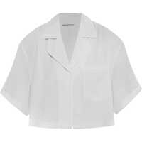 Bluze Striped Shirt With Embroidered Logo Femei