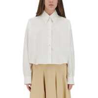 Bluze Poplin Cropped Shirt Femei