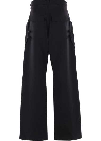 Pantaloni casual Rick Owens Stefan Cargo Pants BLACK Barbati (BM 18382708) 2