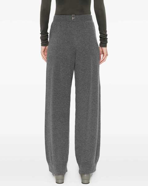 Pantaloni casual Fabiana Filippi Wool, Silk And Cashmere Pants GREY Femei (BM 18382747) 4