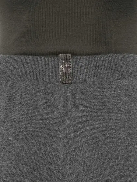Pantaloni casual Fabiana Filippi Wool, Silk And Cashmere Pants GREY Femei (BM 18382747) 5