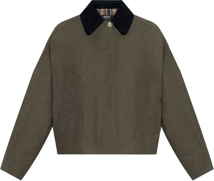 Sacouri office A.P.C. Jacket Becca GREEN Femei (BM 18382759) 1