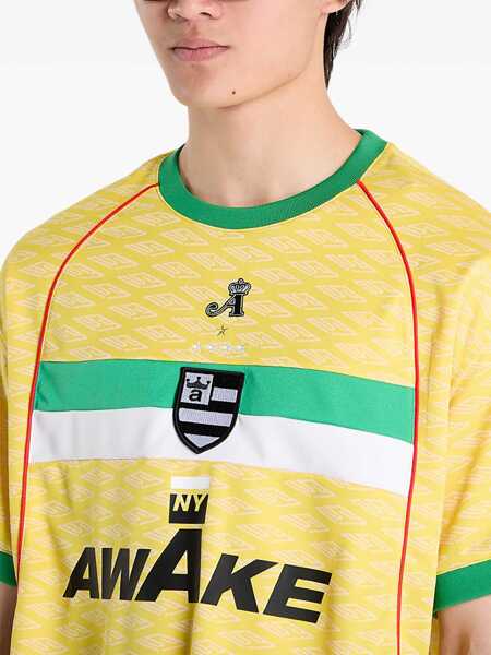 Tricouri AWAKE NY AWAKE NY T-SHIRT AWK.SU25.TP005 YELLOW Yellow Barbati (BM 18382812) 4