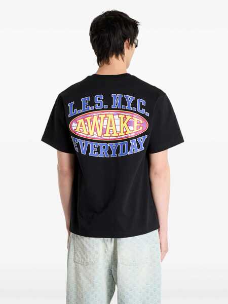 Tricouri AWAKE NY AWAKE NY T-SHIRT AWK.SU25.TP008 WHITE Black Barbati (BM 18382818) 3