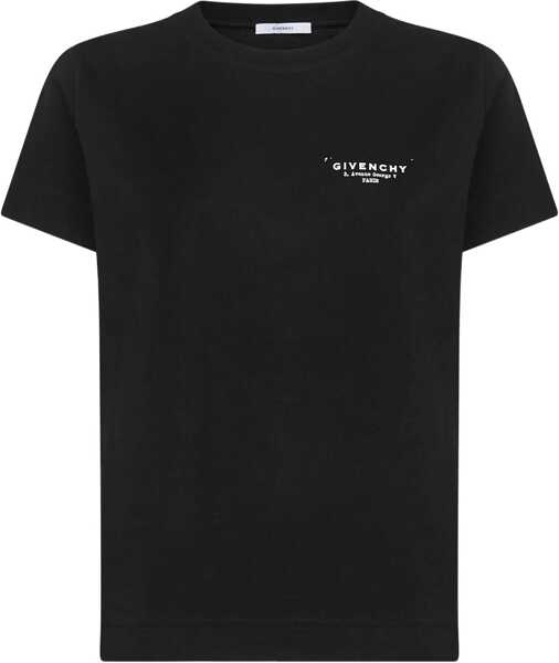 Tricouri Givenchy Logoed T-Shirt BLACK Femei (BM 18382909) 1