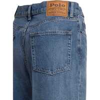 Tricouri Polo Ralph Lauren Dama - Tricouri Polo Ralph Lauren Polo Ralph Lauren Cropped Wide Leg Jeans BLUE Femei (BM 18384489) - B-mall.ro