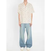 Camasi Valentino Garavani pentru Barbati - Camasi Valentino Garavani Bowling Cherryfic Shirt Beige Barbati (BM 18384714) - B-mall.ro