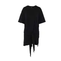 Rochii Diesel Black Cotton D-Eivor Dress Femei