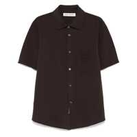 Camasi Our Legacy Analog Short Sleeve Cotton Shirt Barbati