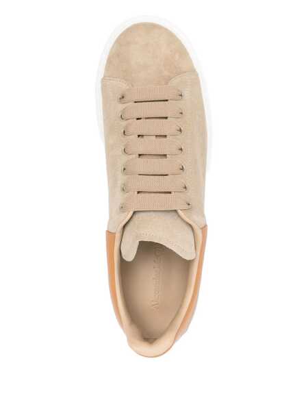 Sneakers Alexander McQueen LEATHER UPPER AND RUBBER SOLE SNEAKER Beige Barbati (BM 18385638) 4