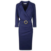 Rochii casual CHIARA BONI DRESS ABCMINAOLL.BS BLUE Femei