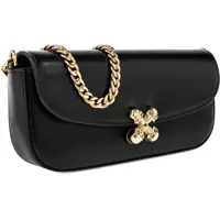 Genti tip postas Alexander McQueen Dama - Genti tip postas Alexander McQueen Skull Flower Bag Small BLACK Femei (BM 18385864) - B-mall.ro