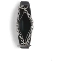 Genti de mana Alexander McQueen Dama - Genti de mana Alexander McQueen Mini T-Buckle Clutch Bag BLACK Femei (BM 18385879) - B-mall.ro