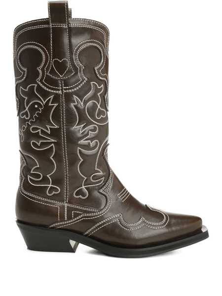 Bocanci Ganni Ganni Boots BROWN Femei (BM 18386880) 1