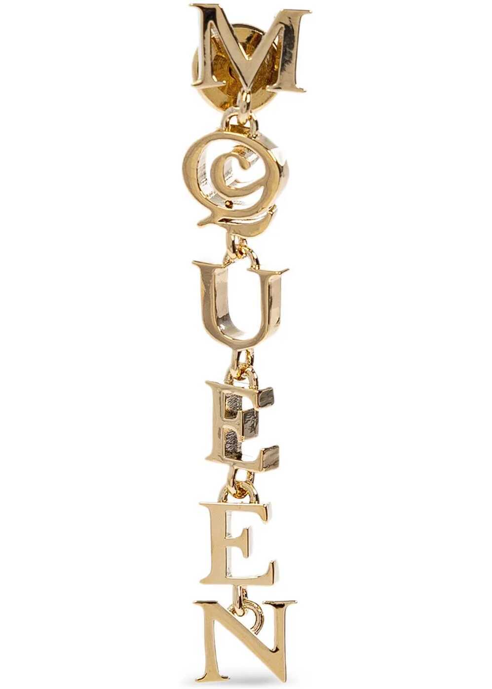 Cercei Alexander McQueen Logo Earrings GOLD Femei (BM 18387199) 3