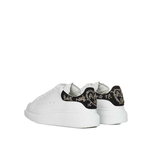 Sneakers Alexander McQueen Alexander McQueen Oversized Leather Sneakers White Barbati (BM 18387249) 3