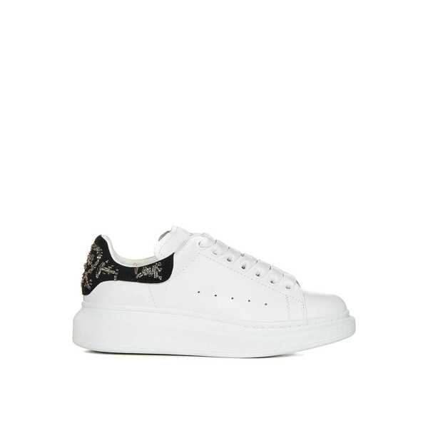 Sneakers Alexander McQueen Alexander McQueen Oversized Leather Sneakers White Barbati (BM 18387249) 1