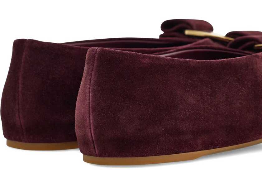 Balerini Ferragamo Vara bow Ballerinas OXBLOOD DARK BAROLO Femei (BM 18387292) 3