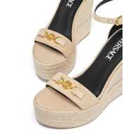 Pantofi cu toc Versace Dama - Pantofi cu toc Versace Versace Medusa 95 Wedges Beige Femei (BM 18387927) - B-mall.ro