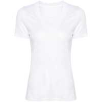 Topuri 120% Lino Linen T-Shirt Femei