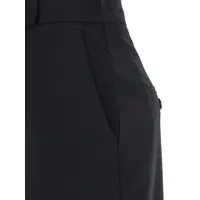 Fuste Dama - Fuste PLAIN Black Long Skirt With Concealed Front Closure And Front And Rear Single Slit In Fabric Woman Black Femei (BM 18388563) - B-mall.ro