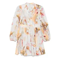 Rochii Zimmermann Ascension Linen Mini Dress Femei