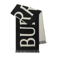 Esarfe Burberry Logo Wool Scarf Barbati
