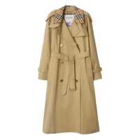 Geci Burberry Cotton Trench Coat Femei