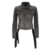 Geci Balenciaga Lace-Up Denim Jacket Femei