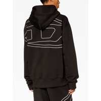 Pulovere Diesel pentru Barbati - Pulovere Diesel Diesel Black Cotton Sweatshirt Black Barbati (BM 18389436) - B-mall.ro