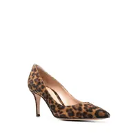 Pantofi cu toc Gianvito Rossi Dama - Pantofi cu toc Gianvito Rossi Gianvito Rossi Gianvito 70 Suede Leather Pumps BROWN Femei (BM 18390429) - B-mall.ro