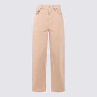 Blugi Golden Goose Beige Cotton Denim Jeans Femei