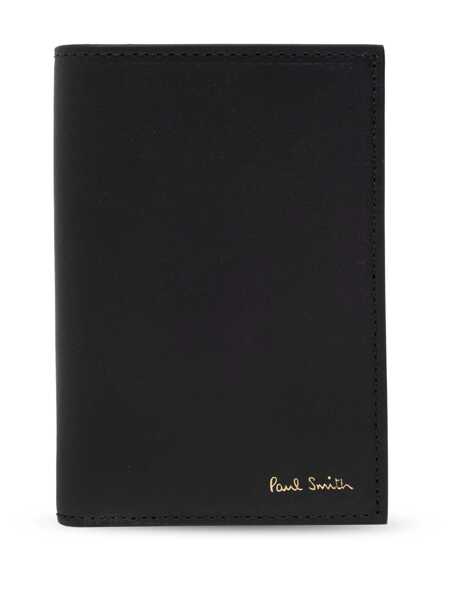 Portofele Paul Smith Paul Smith Signature Stripe Leather Wallet Black Barbati (BM 18391278) 1