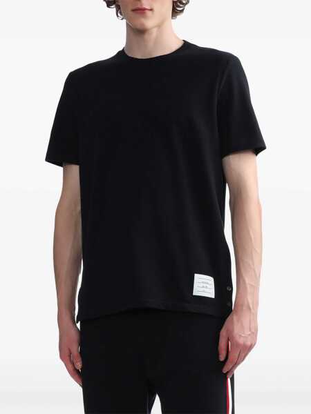 Topuri Thom Browne Thom Browne T-Shirts And Polos BLUE Barbati (BM 18391374) 3