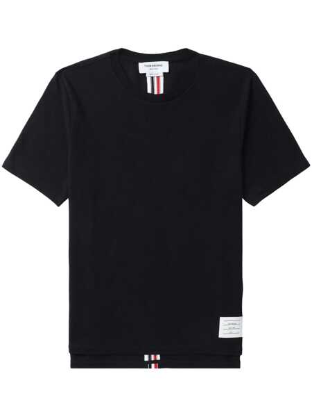 Topuri Thom Browne Thom Browne T-Shirts And Polos BLUE Barbati (BM 18391374) 1