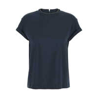 Tricouri Brunello Cucinelli Cotton T-Shirt Femei