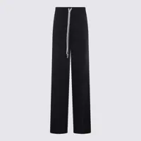 Pantaloni casual Rick Owens Black Cotton Pants Femei