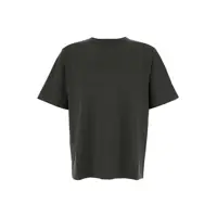 Tricouri 'Brad' Green Crewneck T-Shirt With Rear Stitching In Cotton Man Barbati