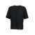 Rick Owens 'Brad' Black Crewneck T-Shirt With Rear Stitching In Cotton Man Black