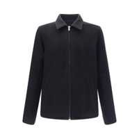 Geci 'Brad' Green Jacket With Classic Collar In Wool Man Barbati