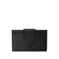 Portofele 'Le Porte-Cartes Bambino' Black Card Holder With Magnetic Closure In Leather Woman Femei