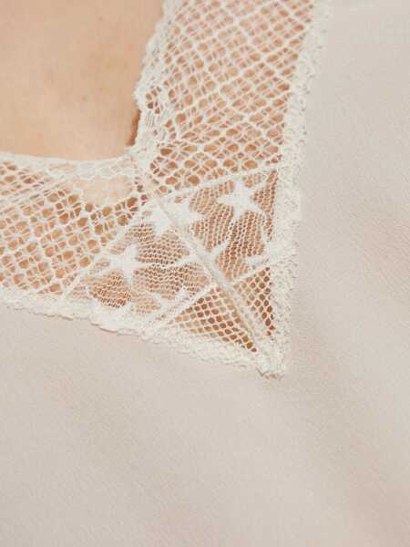 Topuri Zadig & Voltaire Zadig&Voltaire White Silk Top Beige Femei (BM 18392979) 5