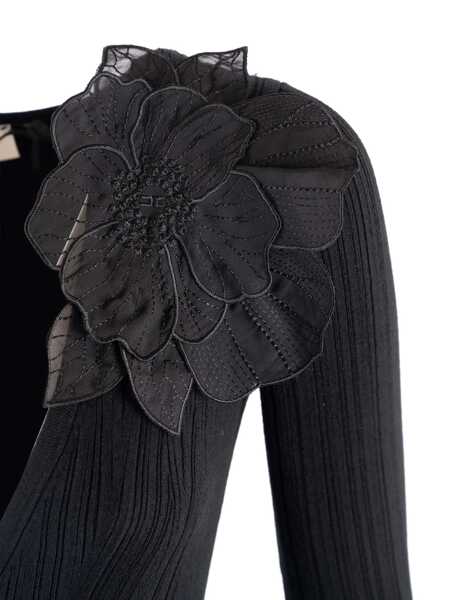 Rochii Elisabetta Franchi KNITTED DRESS Black   Femei (BM 18393273) 3