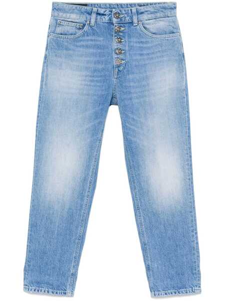 Blugi drepti Dondup KOONS PANTS Blue Femei (BM 18393294) 1