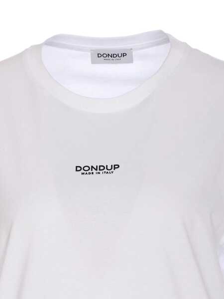 Tricouri Dondup T-SHIRT White Femei (BM 18393297) 4