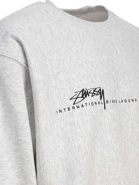 Hanorace STSSY Sweatshirts Grey Barbati (BM 18393309) 4