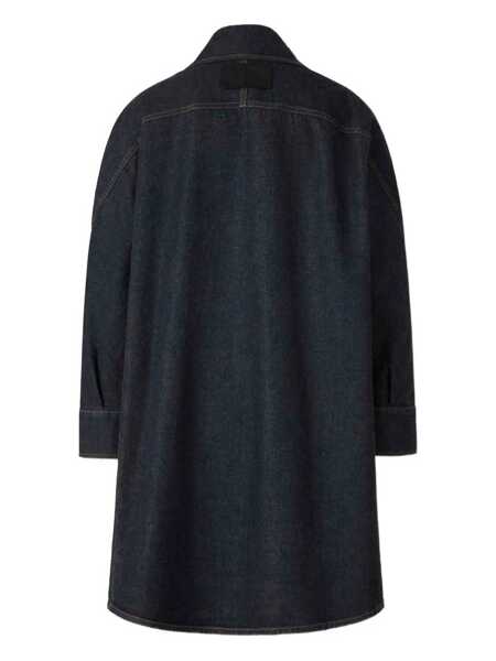 Camasi de blugi Givenchy Denim shirt with embroidery GIVENCHY Blue Femei (BM 18393342) 2