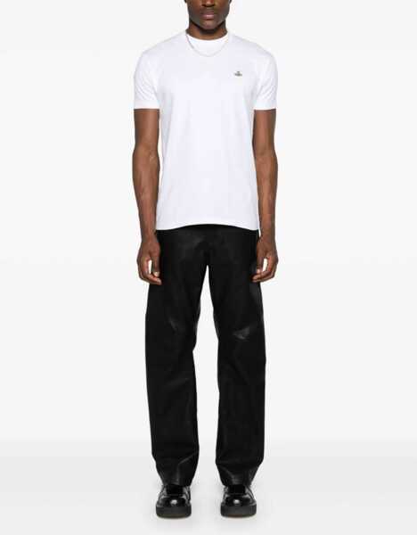 Tricouri Vivienne Westwood Orb logo T-Shirt WHITE Barbati (BM 18393388) 2