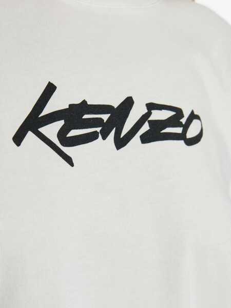 Tricouri Kenzo Cotton T-Shirt OFF WHITE Femei (BM 18393418) 5